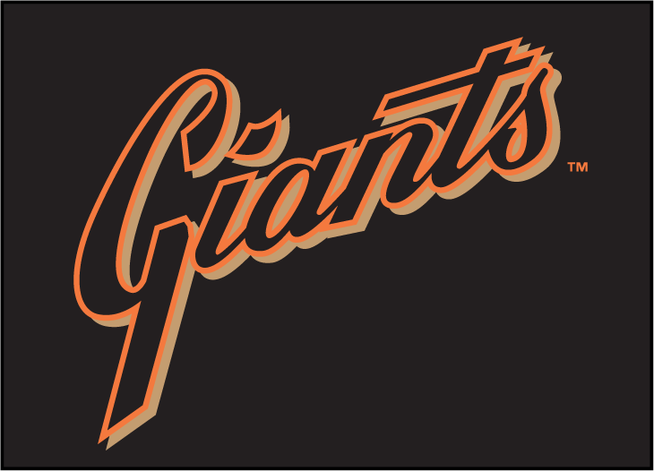 San Francisco Giants 2001-2006 Batting Practice Logo iron on transfers for fabric